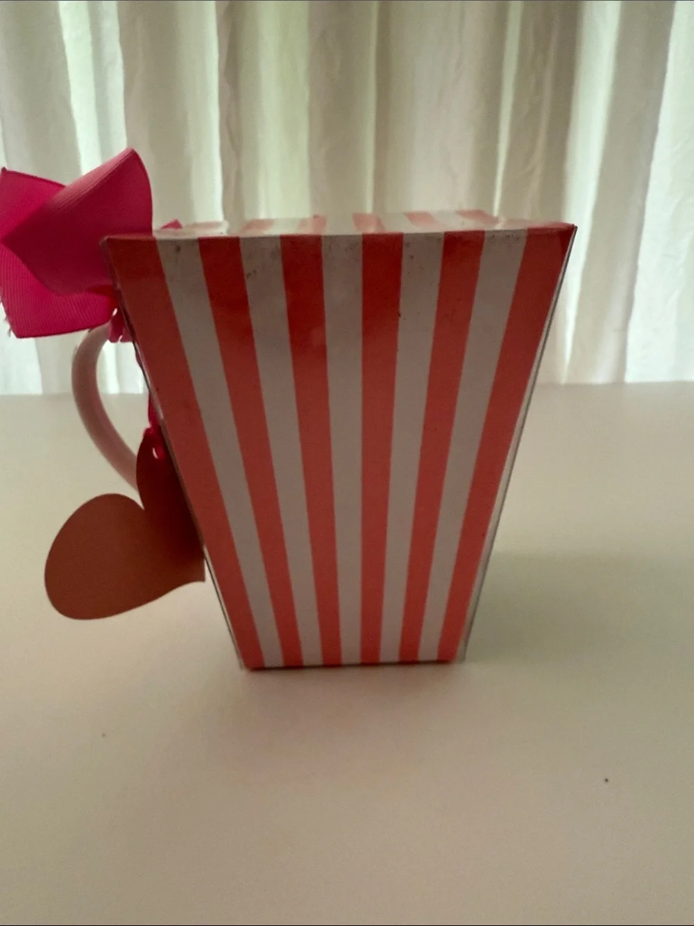 Pier 1 Polka Dot 'Girlfriends' Mug — Pink & Green